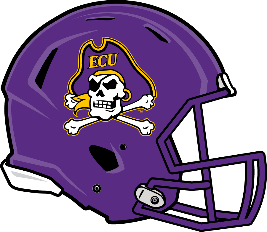 East Carolina Pirates 2014-2015 Helmet Logo v2 diy DTF decal sticker